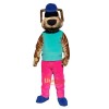 Dog Cartoon Mascot Costume Plush with Mask