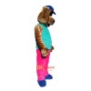 Dog Cartoon Mascot Costume Plush with Mask
