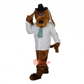 Dog Sharpei Hound Cartoon Mascot Costume Plush with Mask