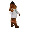Dog Sharpei Hound Cartoon Mascot Costume Plush with Mask