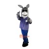 Donkey Cartoon Mascot Costume Plush with Mask