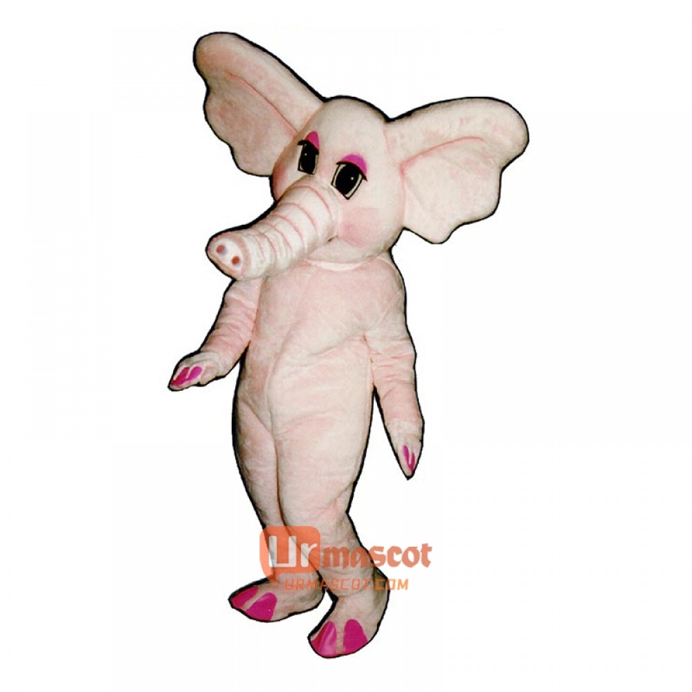Elphie Elephant Cartoon Costume Mascot