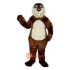 Fat Beaver Cartoon Costume Mascot