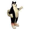 Fat Husky Cartoon Costume Mascot