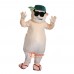 Fat Man Cartoon Mascot Costume Plush with Mask