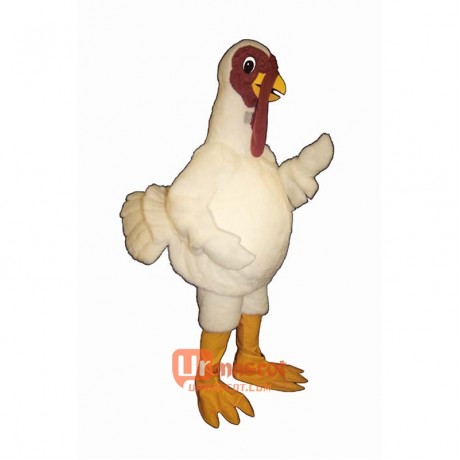 Fat Turkey Cartoon Costume Mascot