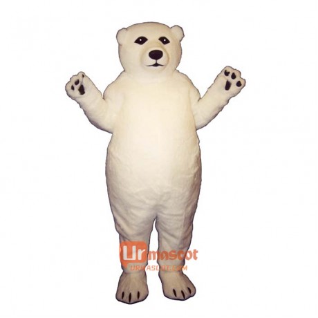 Fatty Polar Bear Custom Cartoon Mascot Costume