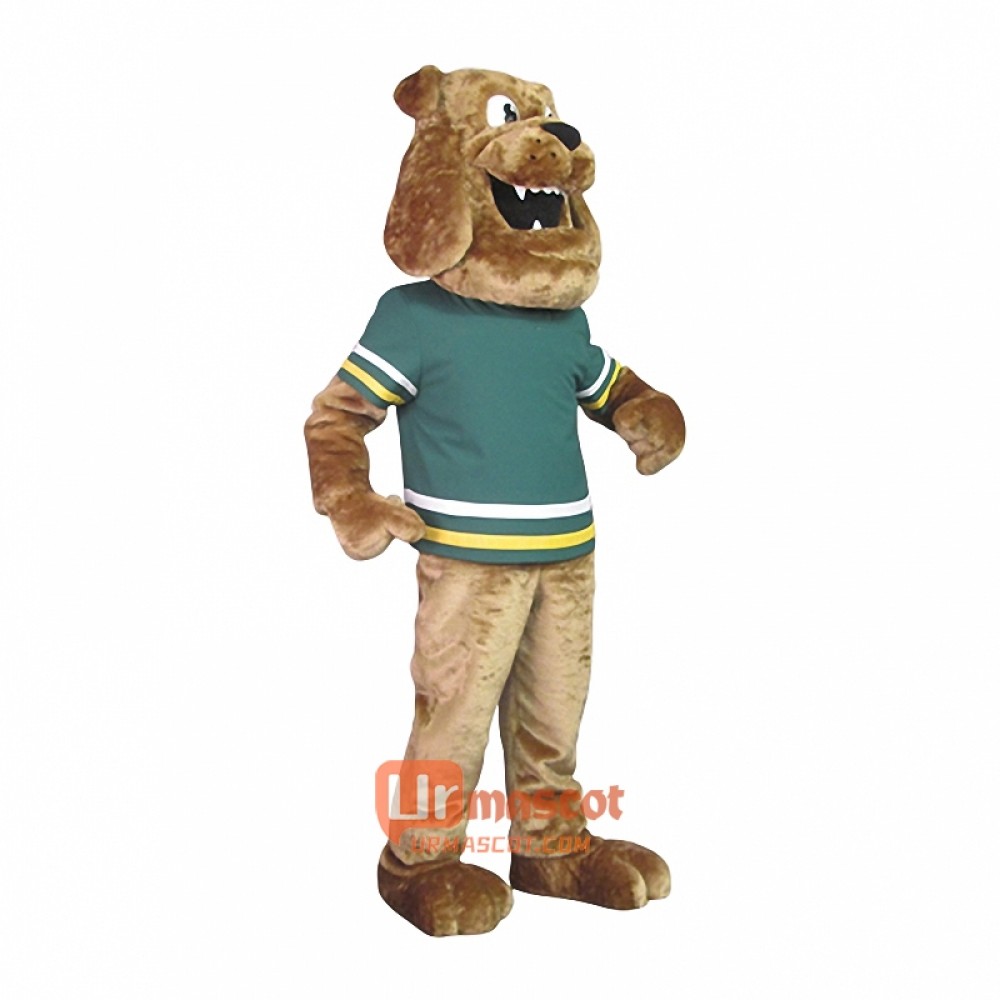 Ferocious Bulldog Custom Cartoon Mascot Costume