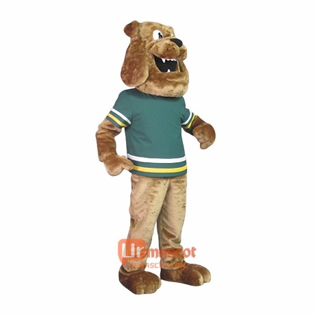 Ferocious Bulldog Custom Cartoon Mascot Costume