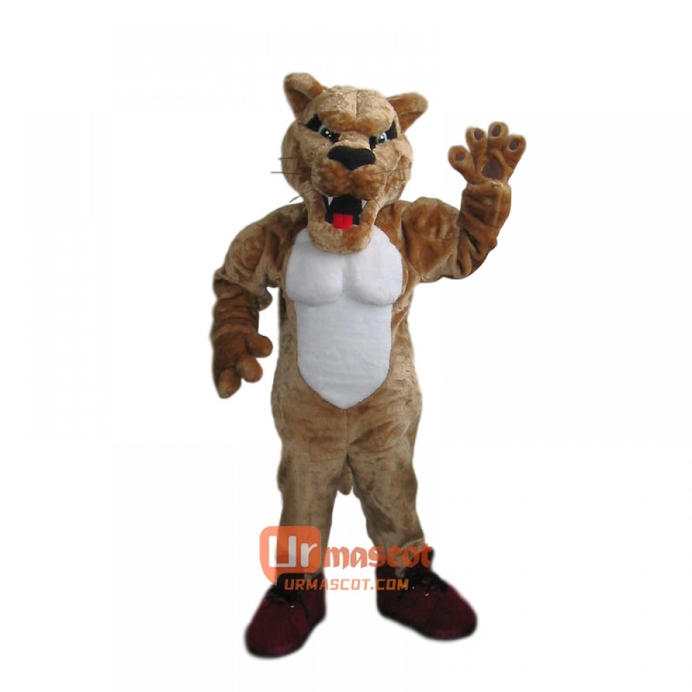 Ferocious Cougar Custom Cartoon Mascot Costume
