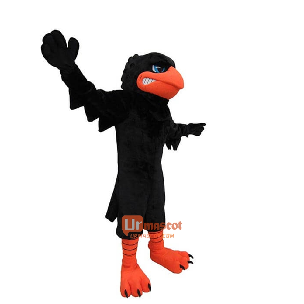 Ferocious Crow Cartoon Mascot Costume