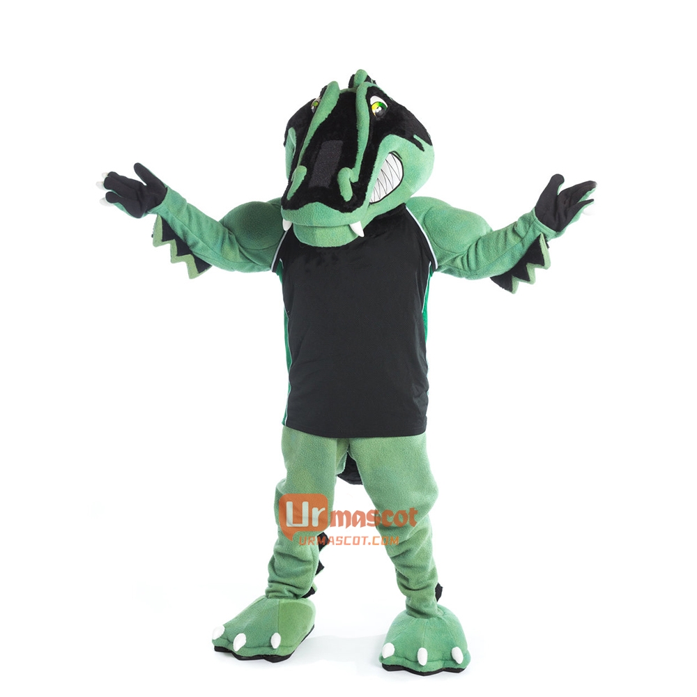 Fierce Gator Mascot Costume Cosplay Outfits
