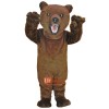 Fierce Grizzly Bear Cartoon Mascot Costume Cosplay Outfits