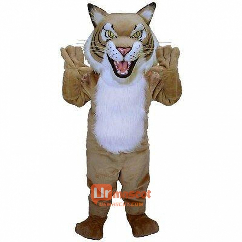 Fierce Wildcat Cartoon Mascot Costume Cosplay Outfits