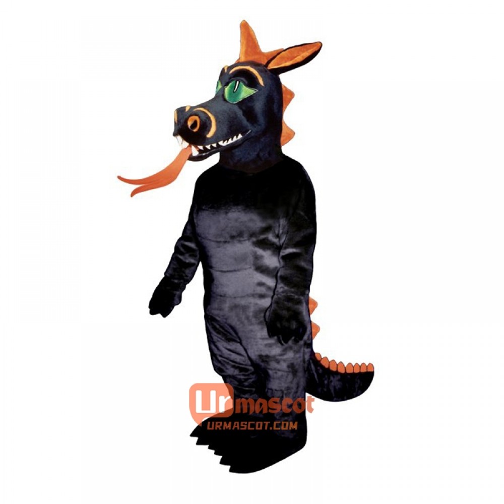 Fire Dragon Cartoon Costume Mascot