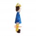 Firemen Cartoon Mascot Costume Plush with Mask