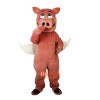 Flying Pig Swine Cartoon Mascot Costume Plush with Mask