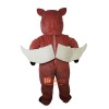 Flying Pig Swine Cartoon Mascot Costume Plush with Mask