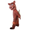 Flying Pig Swine Cartoon Mascot Costume Plush with Mask