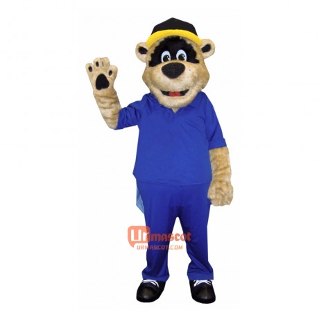 Friendly Bear Cartoon Mascot Costume