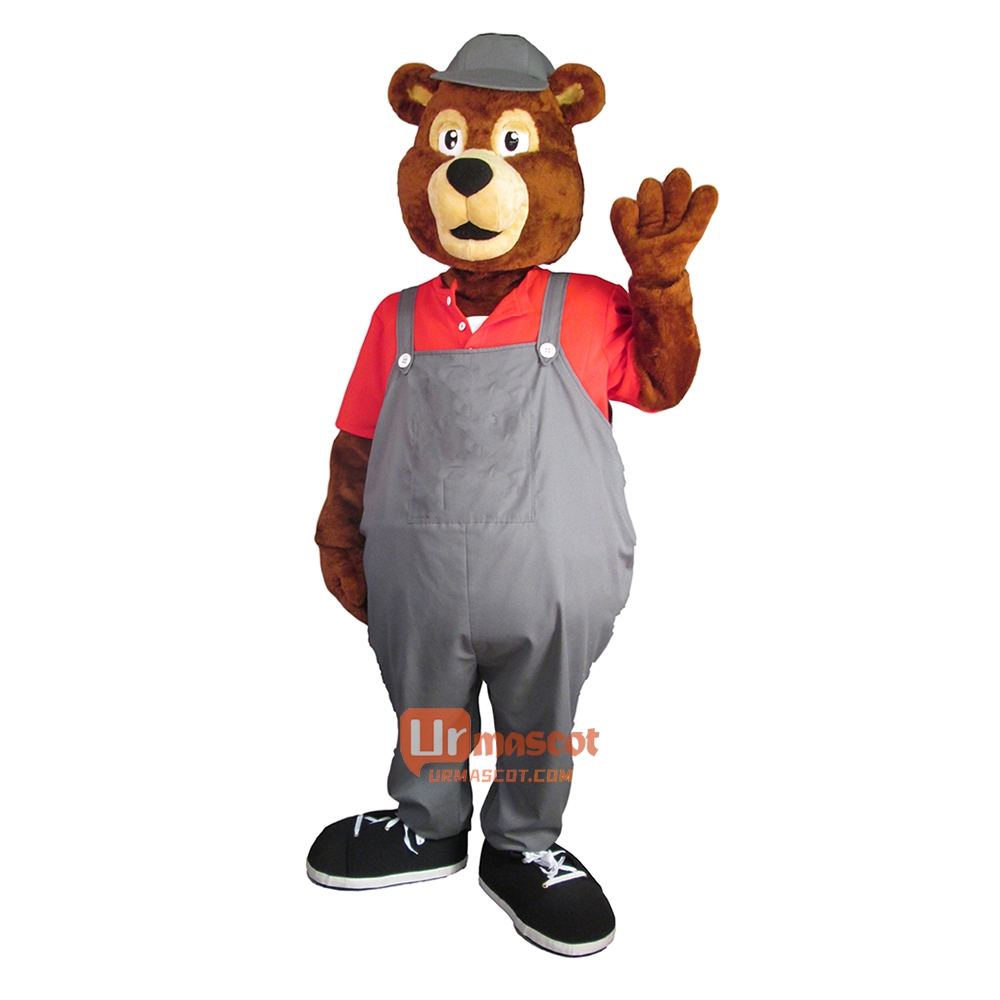 Friendly Bear Custom Cartoon Mascot Costume