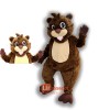 Friendly Beaver Mascot Costume Cosplay Outfits