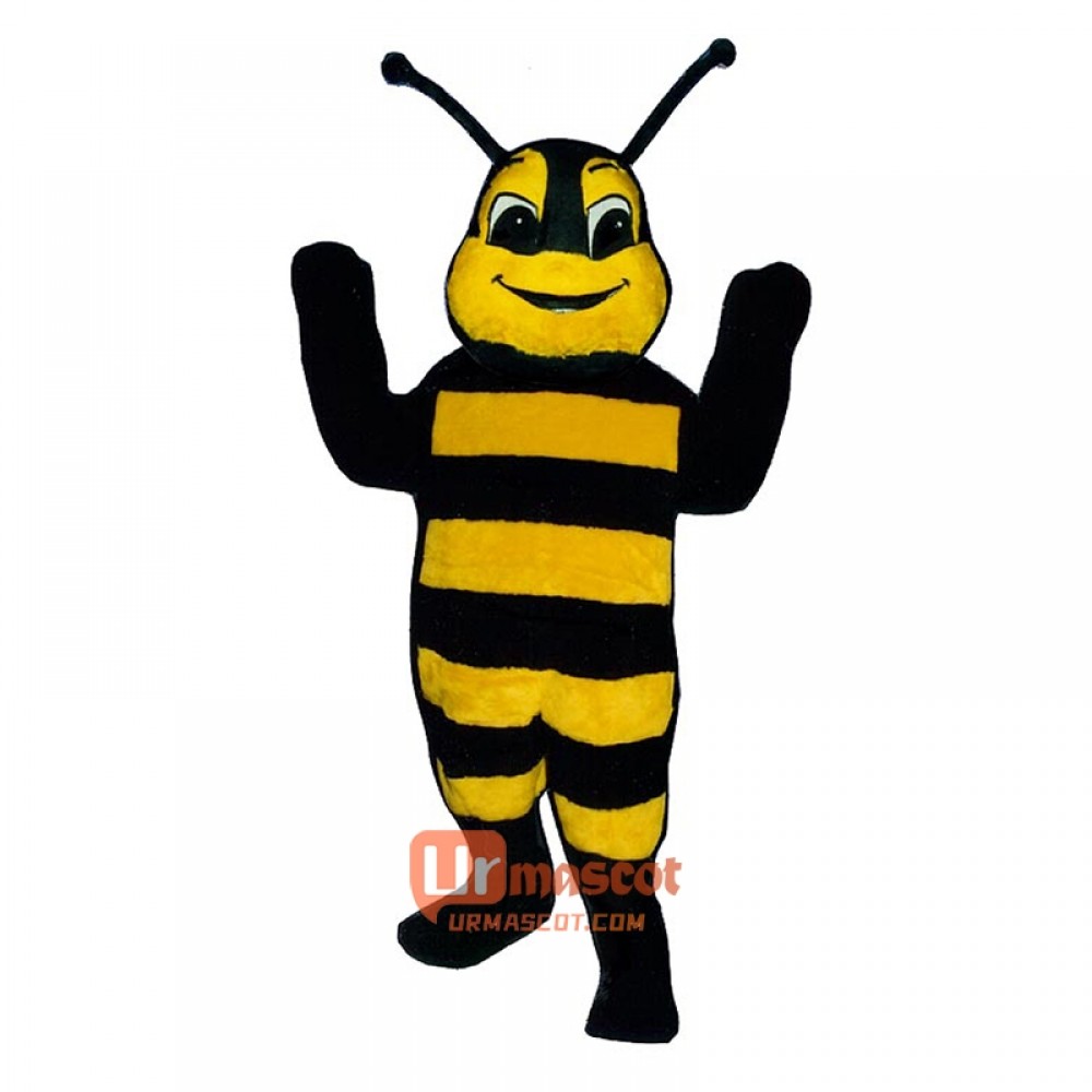 Friendly Bee Cartoon Costume Mascot