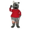 Friendly Bulldog Custom Cartoon Mascot Costume