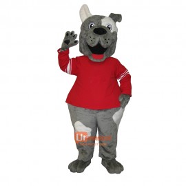 Friendly Bulldog Custom Cartoon Mascot Costume