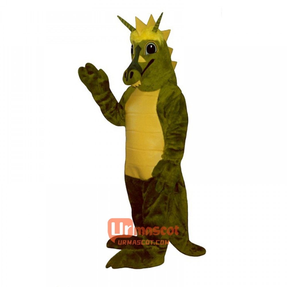Friendly Dragon Cartoon Costume Mascot