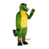 Friendly Gator Cartoon Costume Mascot