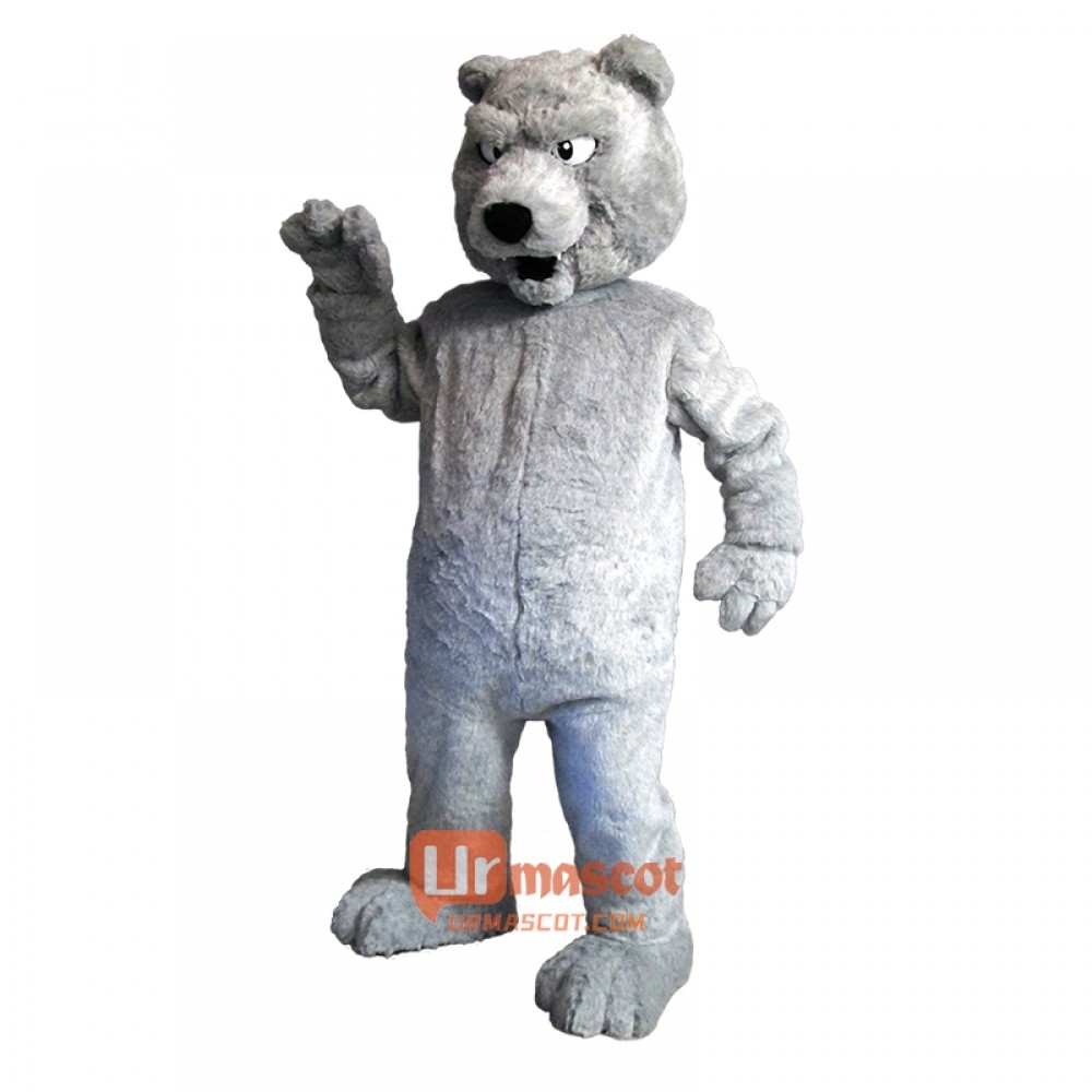 Friendly Grizzly Bear Custom Cartoon Mascot Costume