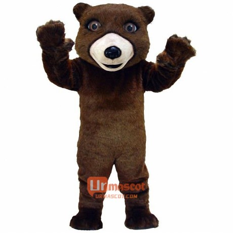 Friendly Grizzly Bear Lightweight Cartoon Mascot Costume Cosplay Outfits
