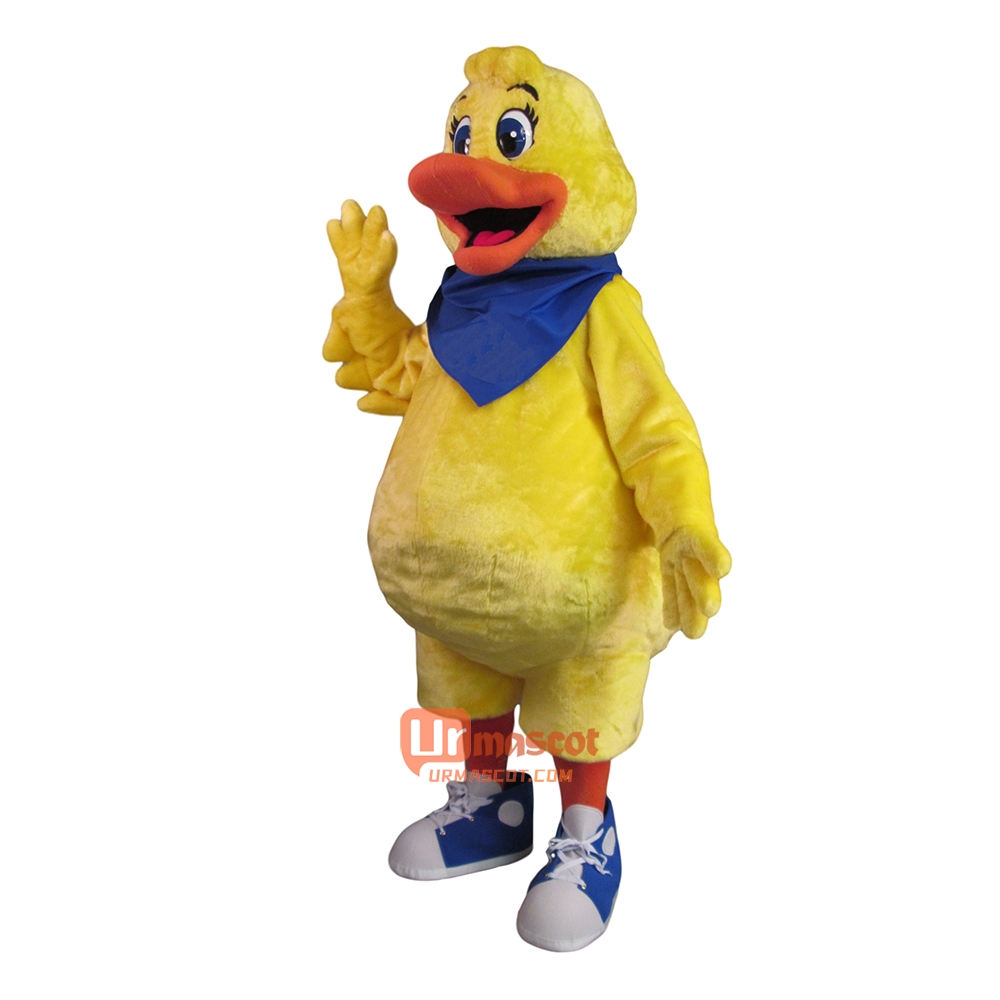 Friendly Handsome Duck Custom Cartoon Mascot Costume