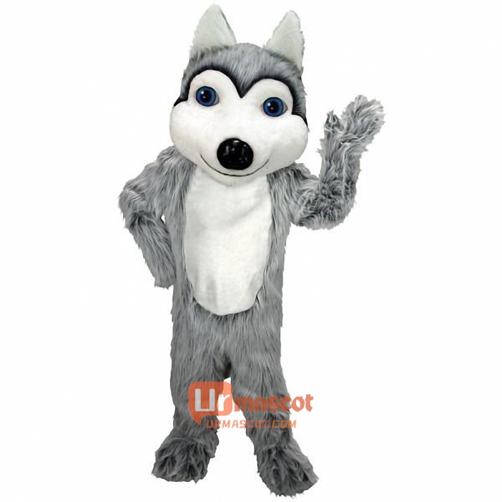 Friendly Husky Dog Lightweight Cartoon Mascot Costume