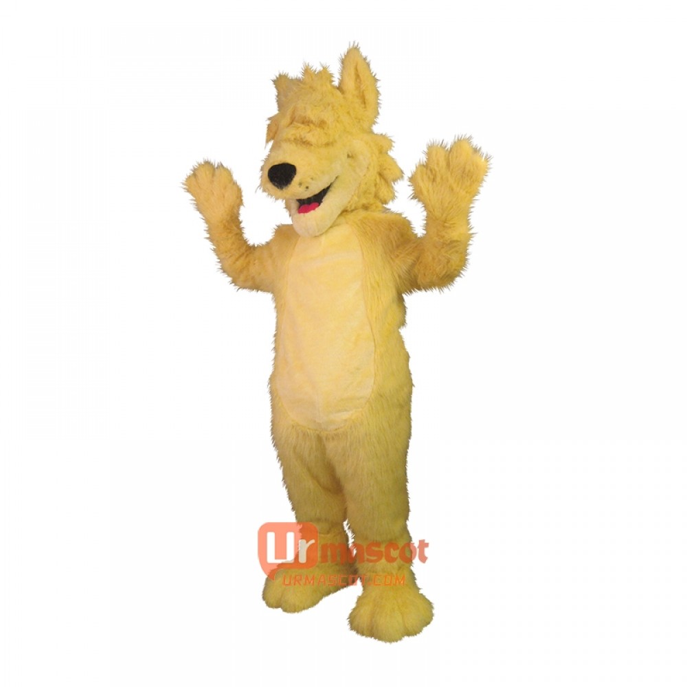 Friendly Plush Dog Custom Cartoon Mascot Costume