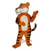 Friendly Tiger Cartoon Costume Mascot