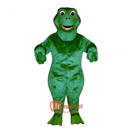 Fritz Frog Cartoon Costume Mascot