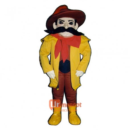 Frontiersman Cartoon Costume Mascot