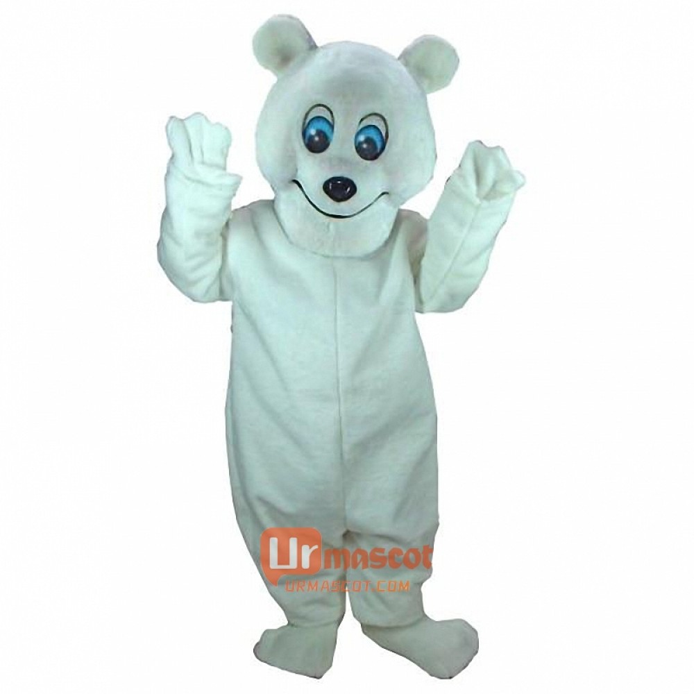 Frosty the Bear Cartoon Mascot Costume Cosplay Outfits