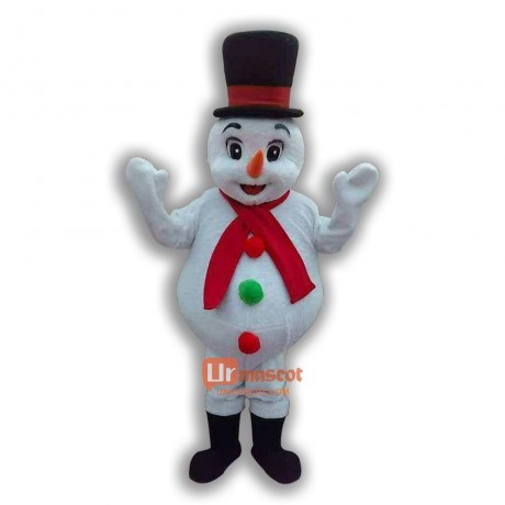 Frosty The Snowman Mascot Costume Cosplay Outfits Christmas