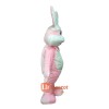 Furry Pink Bunny Rabbit Mascot Cartoon Costume