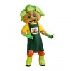 Gardener's Cartoon Mascot Costume Plush with Mask head of salad