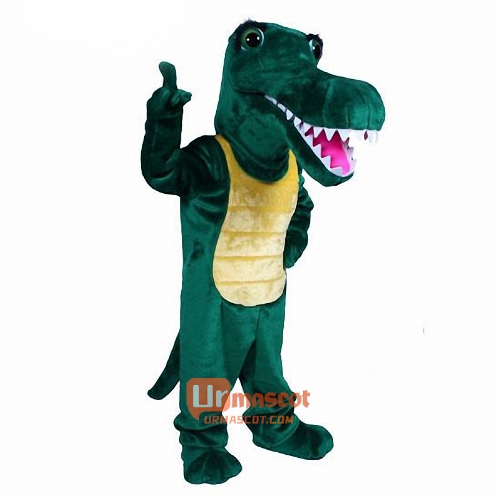 Gator Cartoon Mascot Costume High Quality
