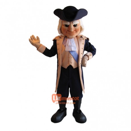 George Washington Custom Cartoon Mascot Costume