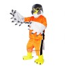 Gery Eagle Hawk Falcon Cartoon Mascot Costume Plush with Mask