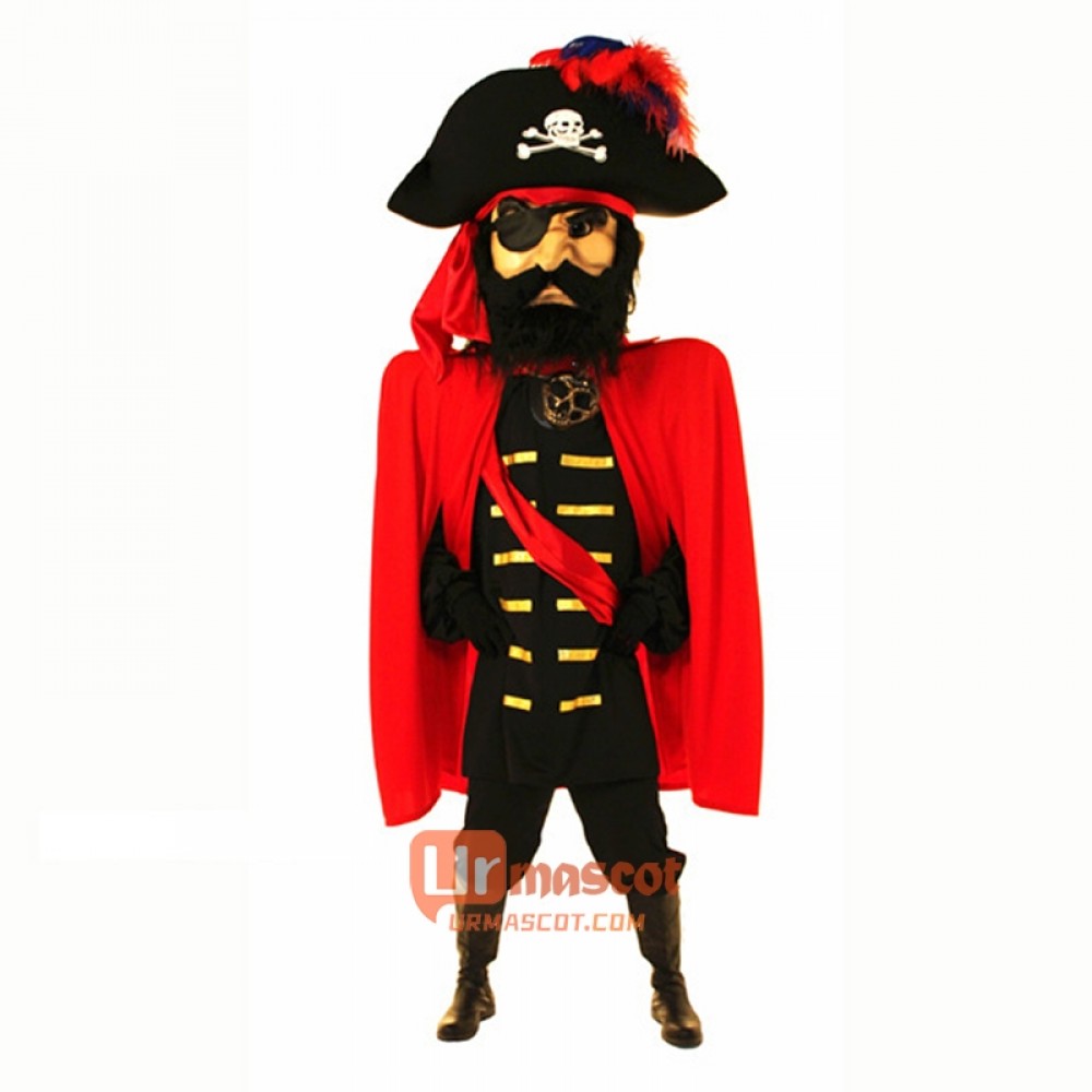 Giant Captain John Cartoon Costume Mascot