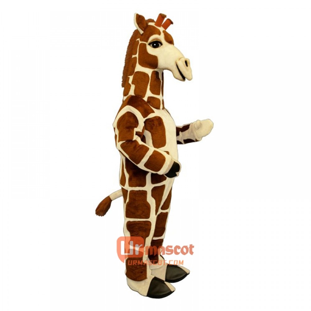 Giraffe Cartoon Costume Mascot