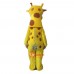 Giraffe Cartoon Mascot Costume Plush with Mask