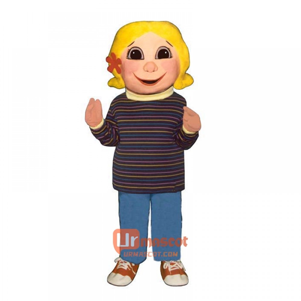 Girl Cartoon Costume Mascot